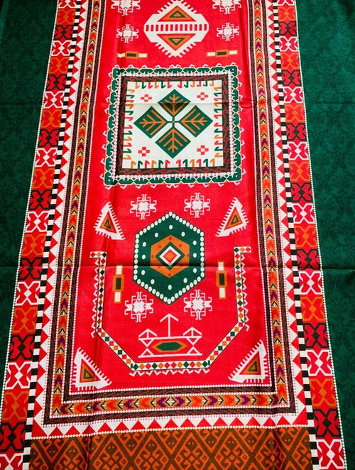 Unstitched Multicolor Printed Swiss Lawn Shirt for Women Summer Casual Wear