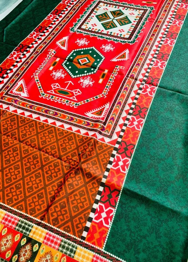 Unstitched Multicolor Printed Swiss Lawn Shirt for Women Summer Casual Wear