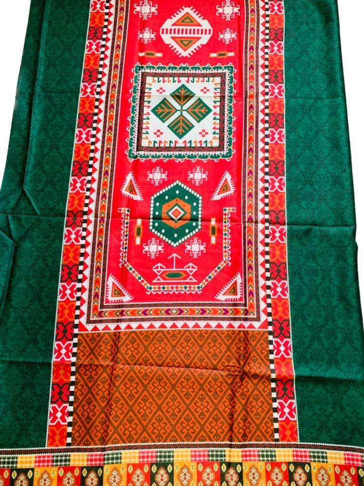 Unstitched Multicolor Printed Swiss Lawn Shirt for Women Summer Casual Wear
