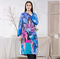 Unstitched Printed Swiss Lawn Shirt Butterfly Floral Design